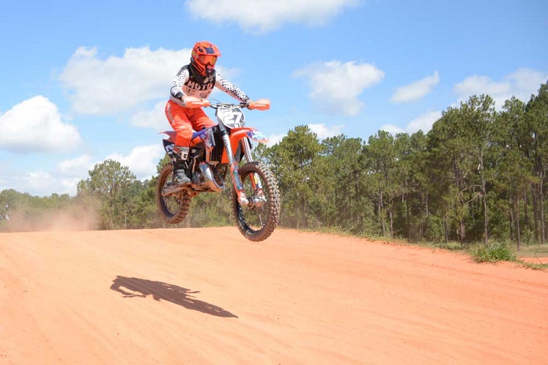 Dirt Bikes on the Track at Bone Valley